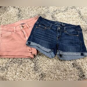 American eagle hi rise shorts bundle size 2